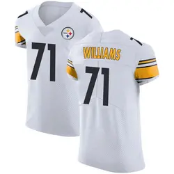Nike Aiden Williams Pittsburgh Steelers Men's Elite White Vapor Untouchable Jersey