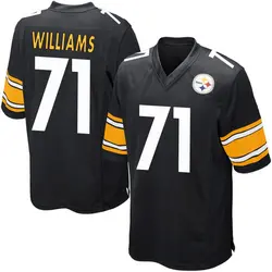 Nike Aiden Williams Pittsburgh Steelers Men's Game Black Team Color Jersey