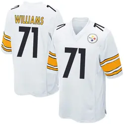 Nike Aiden Williams Pittsburgh Steelers Men's Game White Jersey