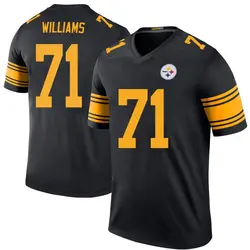 Nike Aiden Williams Pittsburgh Steelers Men's Legend Black Color Rush Jersey