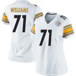 Nike Aiden Williams Pittsburgh Steelers Women's Game White Jersey