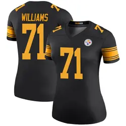 Nike Aiden Williams Pittsburgh Steelers Women's Legend Black Color Rush Jersey