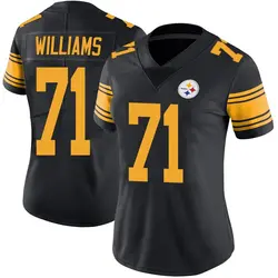 Nike Aiden Williams Pittsburgh Steelers Women's Limited Black Color Rush Jersey