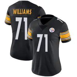 Nike Aiden Williams Pittsburgh Steelers Women's Limited Black Team Color Vapor Untouchable Jersey