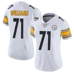 Nike Aiden Williams Pittsburgh Steelers Women's Limited White Vapor Untouchable Jersey