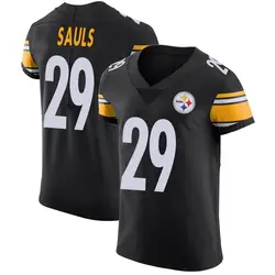 Ben Sauls Pittsburgh Steelers Men's Elite Black Team Color Vapor Untouchable Jersey