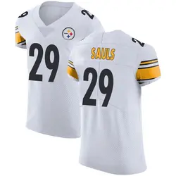 Ben Sauls Pittsburgh Steelers Men's Elite White Vapor Untouchable Jersey