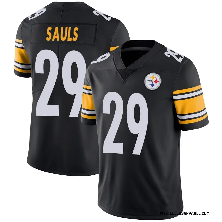 Nike Ben Sauls Pittsburgh Steelers Men's Limited Black Team Color Vapor Untouchable Jersey