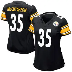 Nike Cameron McCutcheon Pittsburgh Steelers Women's Game Black Team Color Jersey