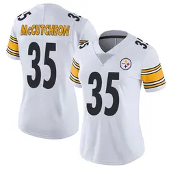 Nike Cameron McCutcheon Pittsburgh Steelers Women's Limited White Vapor Untouchable Jersey