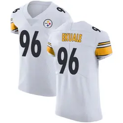Daniel Ekuale Pittsburgh Steelers Men's Elite White Vapor Untouchable Jersey