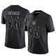 Nike Daniel Ekuale Pittsburgh Steelers Men's Limited Black Reflective Jersey