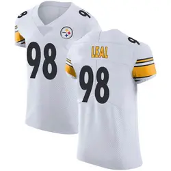 Nike DeMarvin Leal Pittsburgh Steelers Men's Elite White Vapor Untouchable Jersey