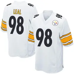 Nike DeMarvin Leal Pittsburgh Steelers Men's Game White Jersey