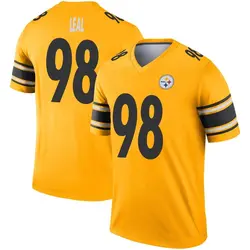 Nike DeMarvin Leal Pittsburgh Steelers Men's Legend Gold Inverted Jersey