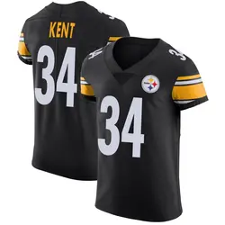 Nike Donte Kent Pittsburgh Steelers Men's Elite Black Team Color Vapor Untouchable Jersey