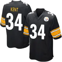 Nike Donte Kent Pittsburgh Steelers Men's Game Black Team Color Jersey