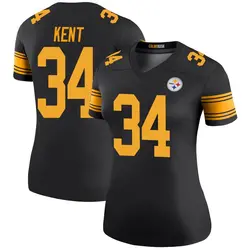 Nike Donte Kent Pittsburgh Steelers Women's Legend Black Color Rush Jersey