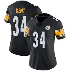 Nike Donte Kent Pittsburgh Steelers Women's Limited Black Team Color Vapor Untouchable Jersey