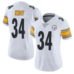 Nike Donte Kent Pittsburgh Steelers Women's Limited White Vapor Untouchable Jersey