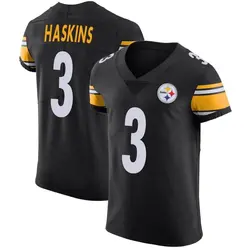 Nike Dwayne Haskins Pittsburgh Steelers Men's Elite Black Team Color Vapor Untouchable Jersey