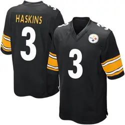 Nike Dwayne Haskins Pittsburgh Steelers Men's Game Black Team Color Jersey