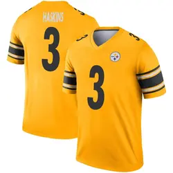 Nike Dwayne Haskins Pittsburgh Steelers Men's Legend Gold Inverted Jersey
