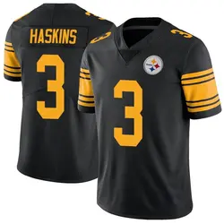 Nike Dwayne Haskins Pittsburgh Steelers Men's Limited Black Color Rush Jersey