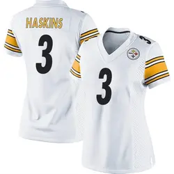 Nike Dwayne Haskins Pittsburgh Steelers Women's Game White Jersey