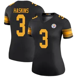 Nike Dwayne Haskins Pittsburgh Steelers Women's Legend Black Color Rush Jersey