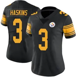 Nike Dwayne Haskins Pittsburgh Steelers Women's Limited Black Color Rush Jersey