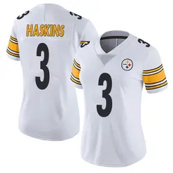 Nike Dwayne Haskins Pittsburgh Steelers Women's Limited White Vapor Untouchable Jersey