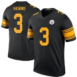 Nike Dwayne Haskins Pittsburgh Steelers Youth Legend Black Color Rush Jersey