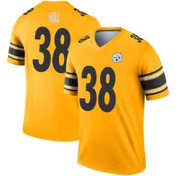 Nike Evan Hull Pittsburgh Steelers Men's Legend Gold Inverted Jersey
