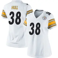 Nike Evan Hull Pittsburgh Steelers Women's Game White Jersey