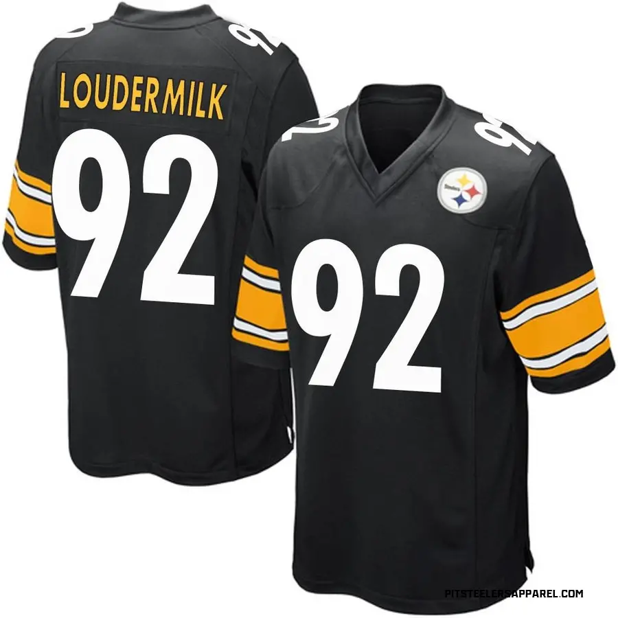 Nike Isaiahh Loudermilk Pittsburgh Steelers Men's Game Black Team Color Jersey