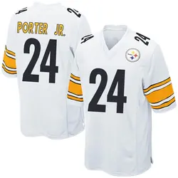 Nike Joey Porter Jr. Pittsburgh Steelers Men's Game White Jersey