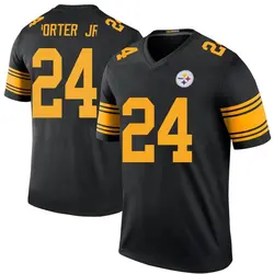 Nike Joey Porter Jr. Pittsburgh Steelers Men's Legend Black Color Rush Jersey