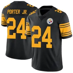 Nike Joey Porter Jr. Pittsburgh Steelers Men's Limited Black Color Rush Jersey