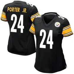 Nike Joey Porter Jr. Pittsburgh Steelers Women's Game Black Team Color Jersey