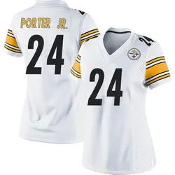 Nike Joey Porter Jr. Pittsburgh Steelers Women's Game White Jersey