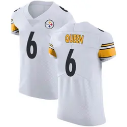 Nike Patrick Queen Pittsburgh Steelers Men's Elite White Vapor Untouchable Jersey
