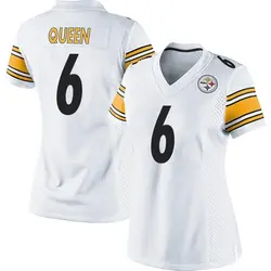 Nike Patrick Queen Pittsburgh Steelers Women's Game White Jersey