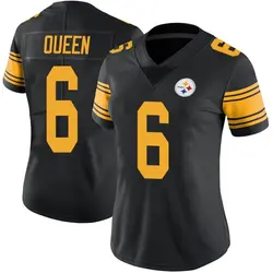 Nike Patrick Queen Pittsburgh Steelers Women's Limited Black Color Rush Jersey