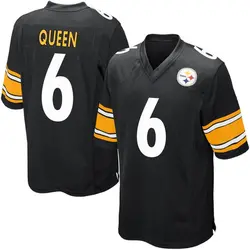 Nike Patrick Queen Pittsburgh Steelers Youth Game Black Team Color Jersey