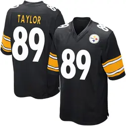 Nike Roc Taylor Pittsburgh Steelers Men's Game Black Team Color Jersey