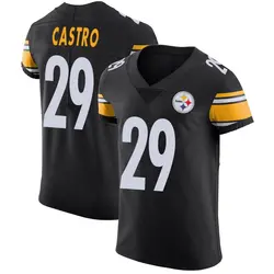 Nike Sebastian Castro Pittsburgh Steelers Men's Elite Black Team Color Vapor Untouchable Jersey