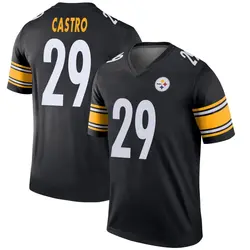 Nike Sebastian Castro Pittsburgh Steelers Men's Legend Black Jersey